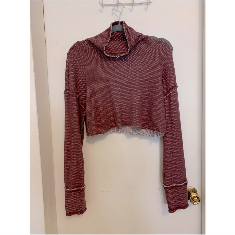 Out from Under (Urban Outfitters) Cropped Turtleneck